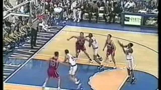 Latrell Sprewell 39 pts,12 reb,9 ast vs Iverson 26 pts,8 ast,season 1997 warriors vs 76ers