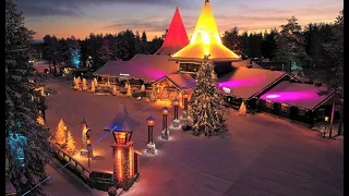 Christmas in hometown of Santa Claus Rovaniemi - Lapland Finland Santa Claus Village