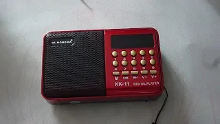 Портативное мини FM радио  USB TF MP3,  КК-11