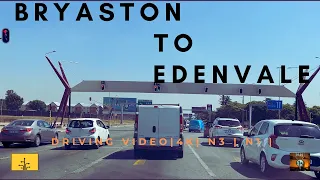 Driving from Bryanston to Edenvale, Johannesburg, ER | South Africa |