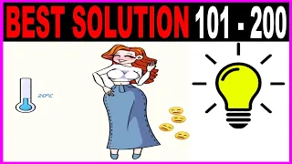 DOP Troll Master 2 Delete One Part Puzzle level 101 to 200 Full Game Answers - All Levels Solutions