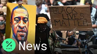 Black Lives Matter Protesters Stop Traffic Along FDR Drive in New York City