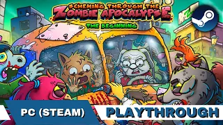 Scheming Through The Zombie Apocalypse: The Beginning | Full Playthrough | PC (STEAM)