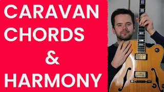 🔴Caravan jazz standard chords and harmony lesson🎸