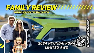 2024 Hyundai Kona Limited AWD | Family Review with Child Seat Installation