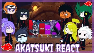 akatsuki react to itachi vs Orochimaru power level 🔥 akatsuki reage a itachi