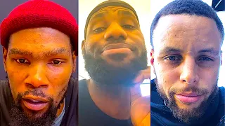 NBA PLAYERS REACT TO CARMELO ANTHONY RETIRING FROM NBA | CARMELO ANTHONY REACTION (LeBron, Durant)