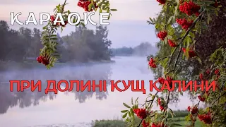 При долині кущ калини - КАРАОКЕ