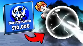 Spending $10,000 on MARTYRDOM in Blade Ball!