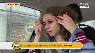 Cum se MACHIAZĂ singură, O NEVĂZĂTOARE - Petra Pintilei | Matinal pe Roți