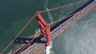 Golden Gate Bridge and San Francisco Droned in 4K!