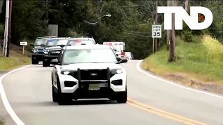 Donald Trump's motorcade leaves NJ for D.C.