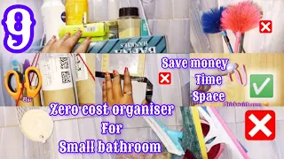 9 😳Brilliant And Easy Bathroom Hacks Every Women's Must Know|No Cost 💰Organizing Useful Reuse idea 💡