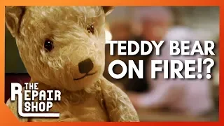 Repairing A Teddy Bear Damaged By Fire | The Repair Shop