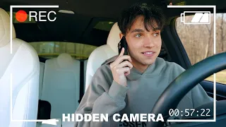 Hiding a Secret Camera In My Boyfriend's Car...