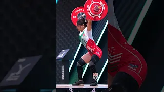 Andrea Delaherran (49kg 🇲🇽) 85kg / 187lbs Snatch! #contodo #slowmotion #weightlifting #snatch