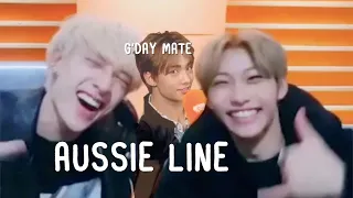 stray kids aussie line being your typical aussies (ft. aussieboos)