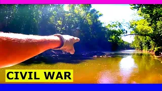 Metal Detecting a River for CIVIL WAR Relics