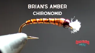 FLY TYING: BRIAN'S AMBER CHIRONOMID