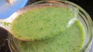 Low Fat Vegan No Oil Cilantro Lime Dressing