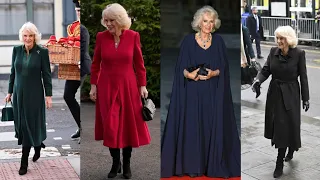 The Royal Looks : Queen Camilla Knee Length DRESSES DESIGN #fashion