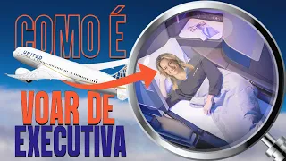 OLHA COMO É A EXECUTIVA DA UNITED AIRLINES !!! VALE A PENA? | #Álbum de Vídeos EP13