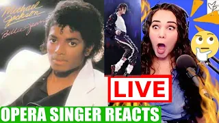 Michael Jackson - Billie Jean | Opera Singer REACTS LIVE