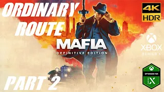 MAFIA DEFINITIVE EDITION 4K HDR 60FPS Xbox One X Xbox Series X Gameplay Part 2 No Commentary