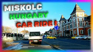 From The Miskolctapolca Town To The Miskolc City. Hungary. Car Ride. Travel Vlog. 4K. GoPro 10 Black
