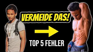 Top 5 Anfängerfehler, die du unbedingt vermeiden solltest!