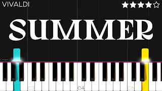 Vivaldi - Summer (The Four Seasons) | Piano Tutorial