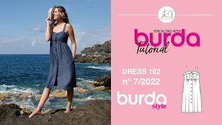 102 Chambray Dress | BURDA STYLE #7 July 2022