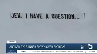 Fact or Fiction: Banner shows blatant anti-Semitism?