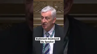 Badenoch Destroyed By Speaker