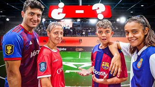 HICIMOS un RETO de LEO MESSI con LOS MEJORES JUGADORES de la KINGS Y QUEENS LEAGUE!