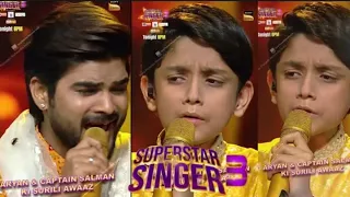 Master Aaryan and Salman Ali duet performance/Superstar Singer 3 Today episode #superstarsinger3