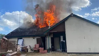 Abandoned care home (they set it on fire)