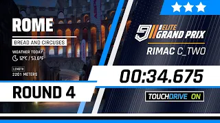 Asphalt 9 [Touchdrive] | Elite Grand Prix RIMAC C_TWO | ROUND 4 | 34.675 | 3⭐ | Bread And Circuses