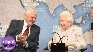 Sir David Attenborough Awarded Chatham House Prize by The Queen