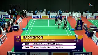 Full | Aimsaard/Aimsaard - Heng/Lai | Badminton – Men's team SEA Games 32