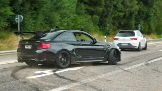 Cars Leaving Nürburgring Tankstelle - CRAZY M2C, Challenge Stradale, Decat Megane RS, Classics, 1M