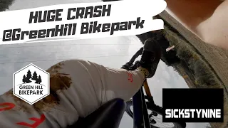 HUGE CRASH in Green Hill Bikepark | AUTUMN 2022 EDIT