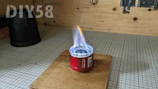 How to make an alcohol stove from aluminum cans