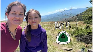 Day 45 | Appalachian Trail Thru Hike 2024 | Roan Mountain & Highlands #appalachiantrail #explore