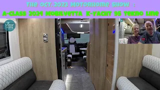 The  Motorhome and Caravan Show Oct 2023 :  A Class Mobilvetta K-Yacht Tekno Line 95