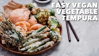 Easy Vegan Vegetable Tempura | Homemade Vegan Sushi Series