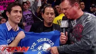 Jerry "The King" Lawler interviews Superstars for Sandy Relief Auction winner Charlie Tebele: Raw, N