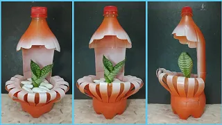 Amazing Diy Flower Pot Out Of Plastic Bottles | Gardening Ideas | New Design!