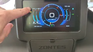 zontes 350E TFT screen display, looks and settings !