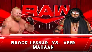 WWE Brock Lesnar Vs. Veer Mahaan Full Match 2k23 WWE Android Gameplay"🎮